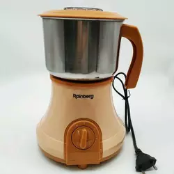 Мощная электрическая кофемолка измельчитель Rainberg RB-2207 1000 Вт, кофемолка ручная портативная