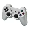 Игровой беспроводной геймпад Doubleshock PS3/PC аккумуляторный джойстик с функцией вибрации. Цвет: белый