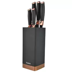 Универсальный кухонный ножевой набор Magio MG-1092 5 шт, набор ножей для кухни, набор кухонных ножей