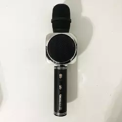 Беспроводной Bluetooth Микрофон для Караоке Микрофон DM Karaoke Y 68 + BT. Цвет: черный с серебром