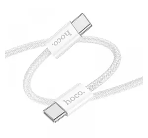 Кабель Hoco X104 Source Type-C to Type-C, 1m 60W White