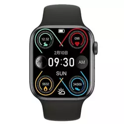 Умные смарт часы Smart Watch I7 PRO MAX с голосовым вызовом тонометр пульсометр оксиметр. Цвет: черный
