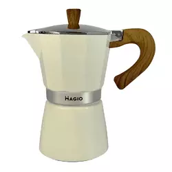 Гейзерная кофеварка Magio MG-1009, гейзерная турка для кофе, кофеварка гейзерного типа
