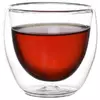Набор стаканов с двойным дном Con Brio CB-8309-2 90 мл 2 шт, стеклянные чашки с двойным дном