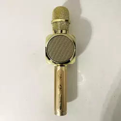 Беспроводной Bluetooth Микрофон для Караоке Микрофон DM Karaoke Y 68 + BT. Цвет: золотой