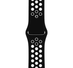 Ремінець для Apple Watch 42/44/45/49 mm Nike Sport Band Black/White