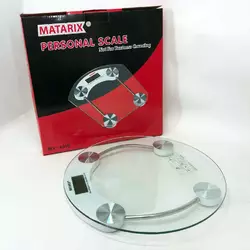 Весы напольные электронные MATARIX MX-451A 180 кг круглые, весы для взвешивания людей