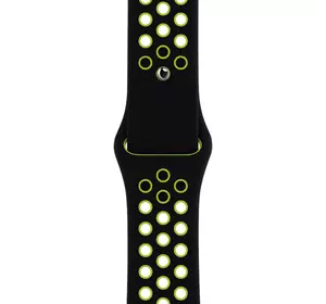 Ремінець для Apple Watch 42/44/45/49 mm Nike Sport Band Black/Green