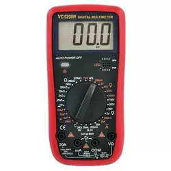 Цифровой Профессиональный мультиметр VC9208N тестер вольтметр + термопара, хороший мультиметр